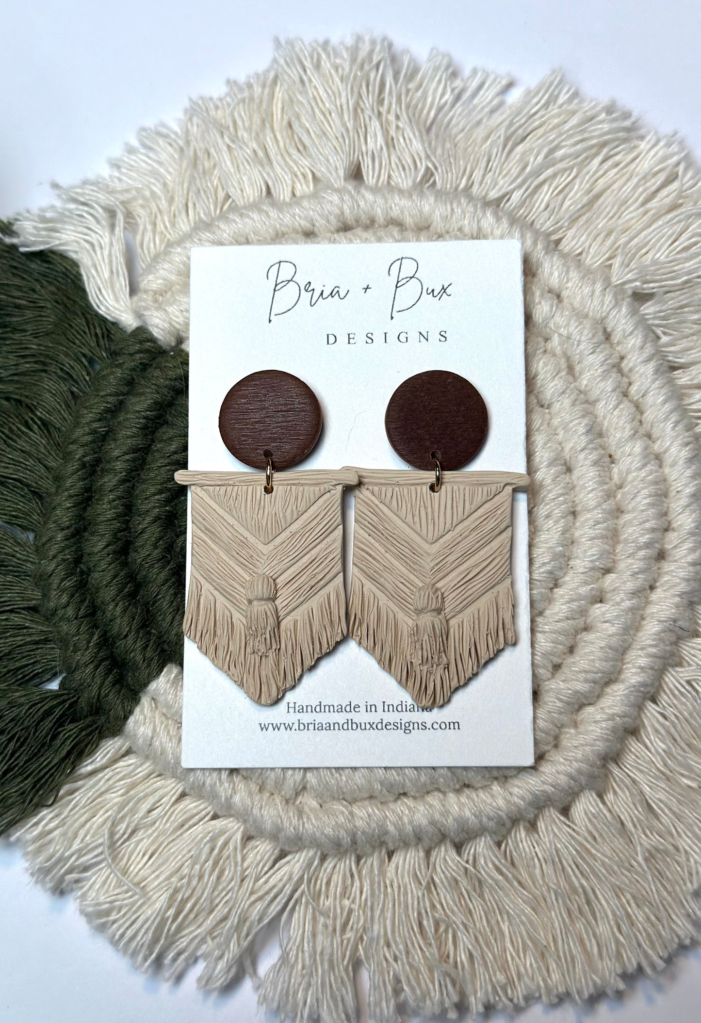macrame dangles