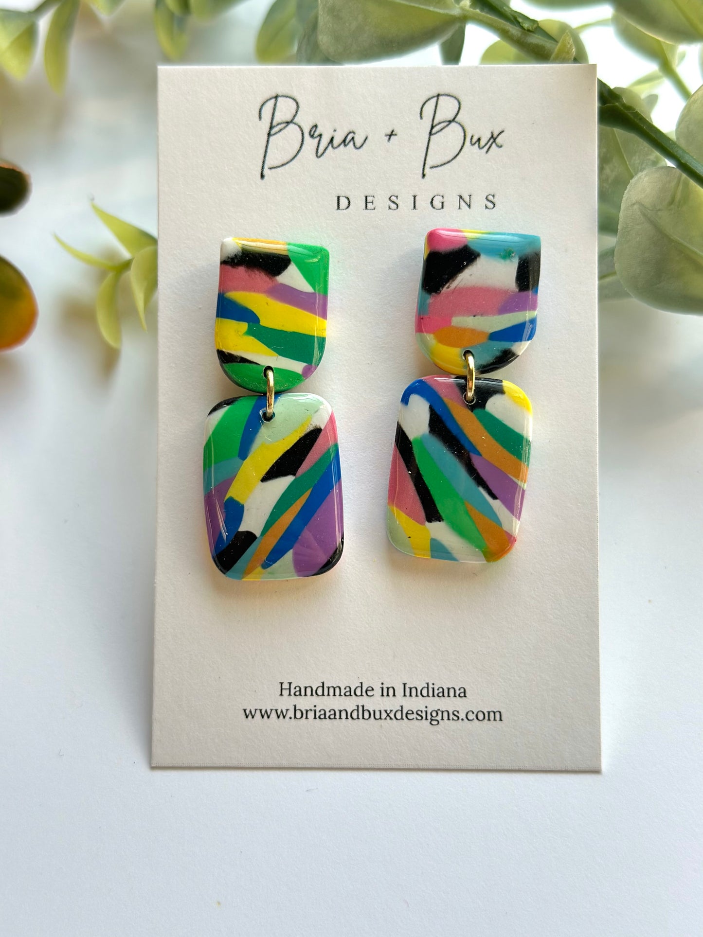 funky in rectangle dangles