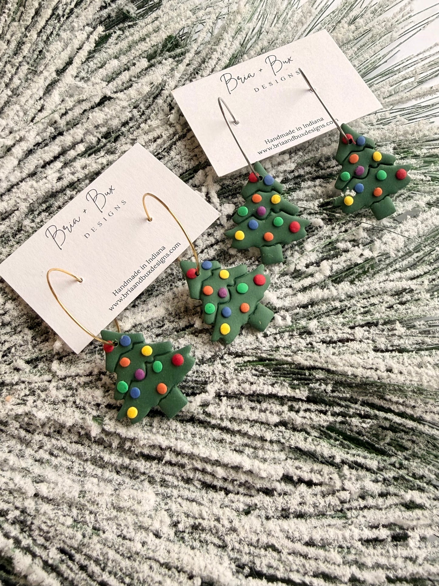 Christmas tree hoops