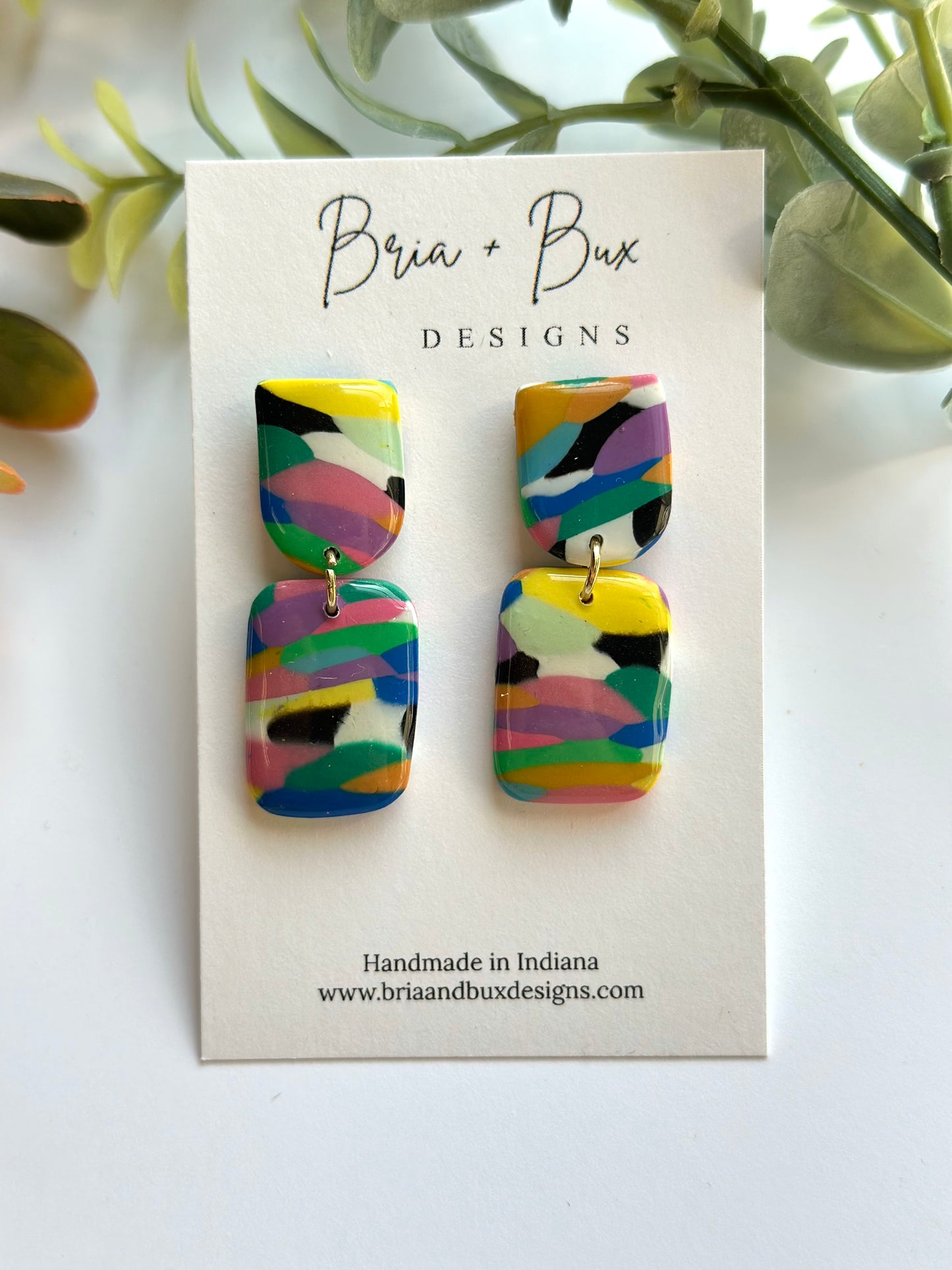 funky in rectangle dangles