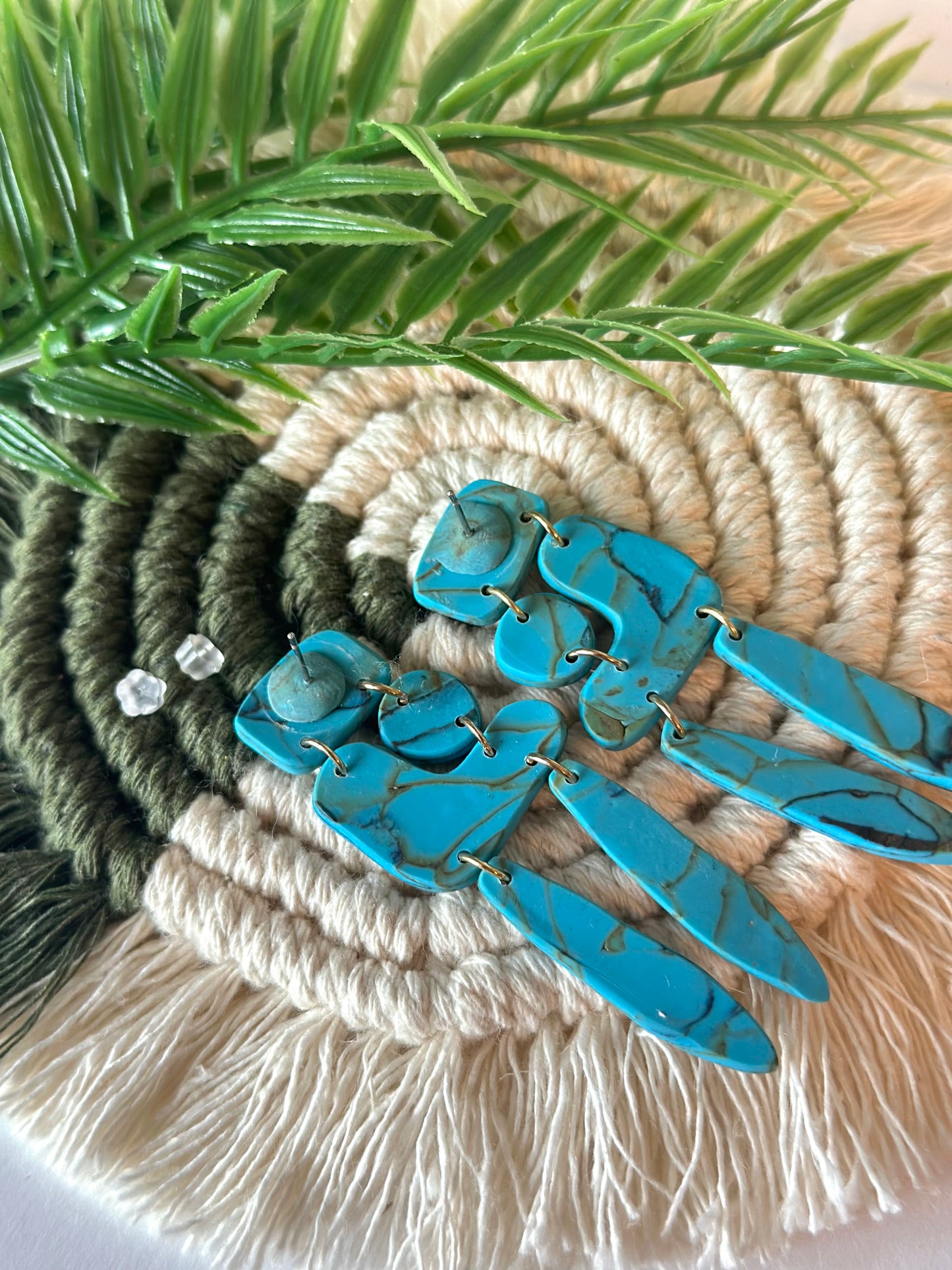 zia in faux turquoise