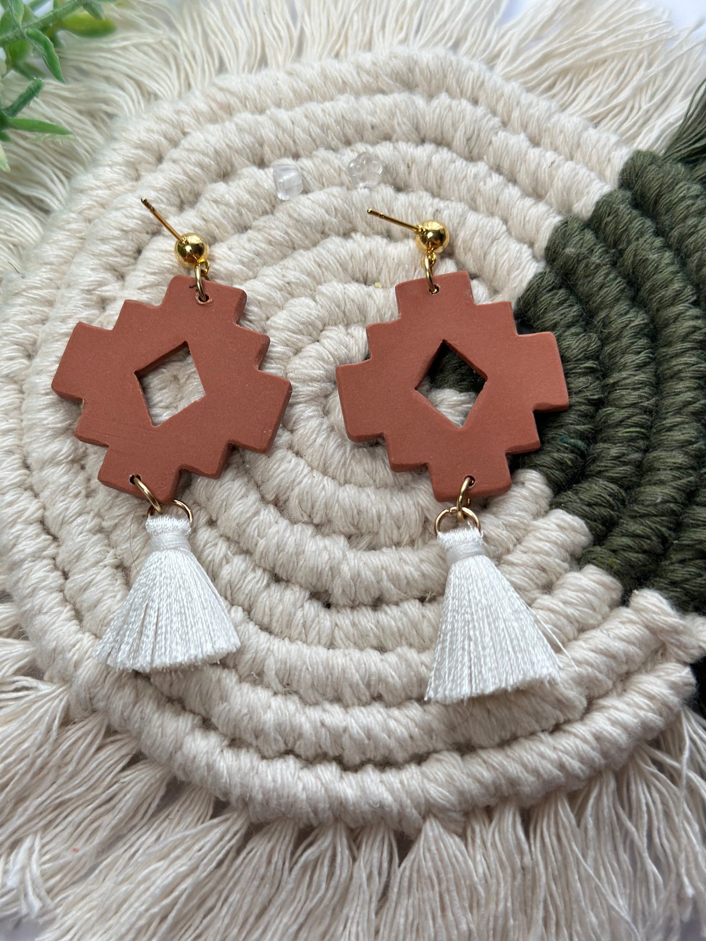 Terracotta Aztec Tassels
