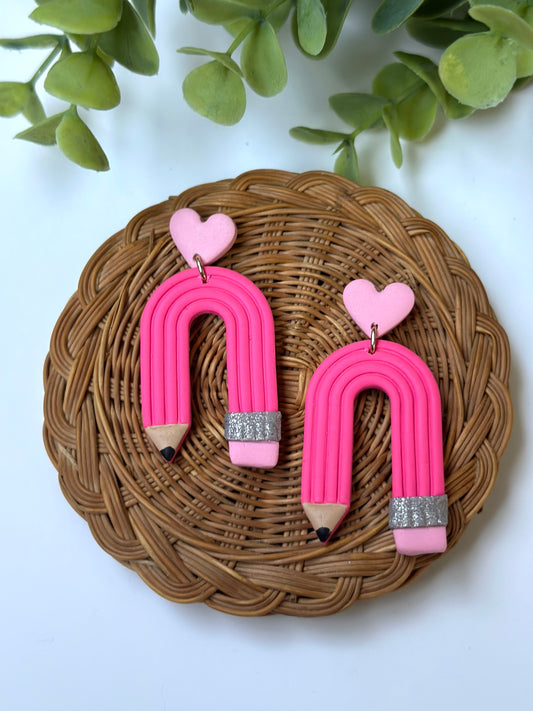 hot pink pencil arches