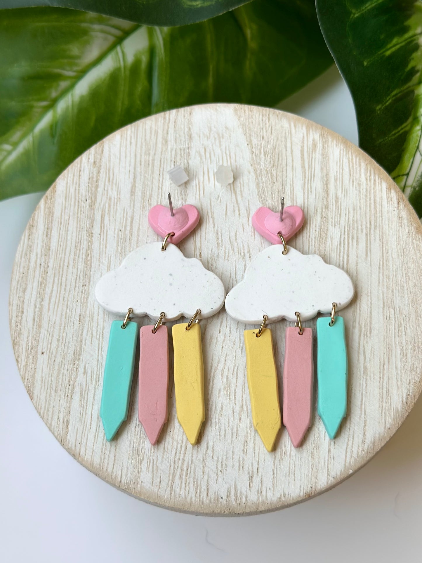 cloud + crayon dangles