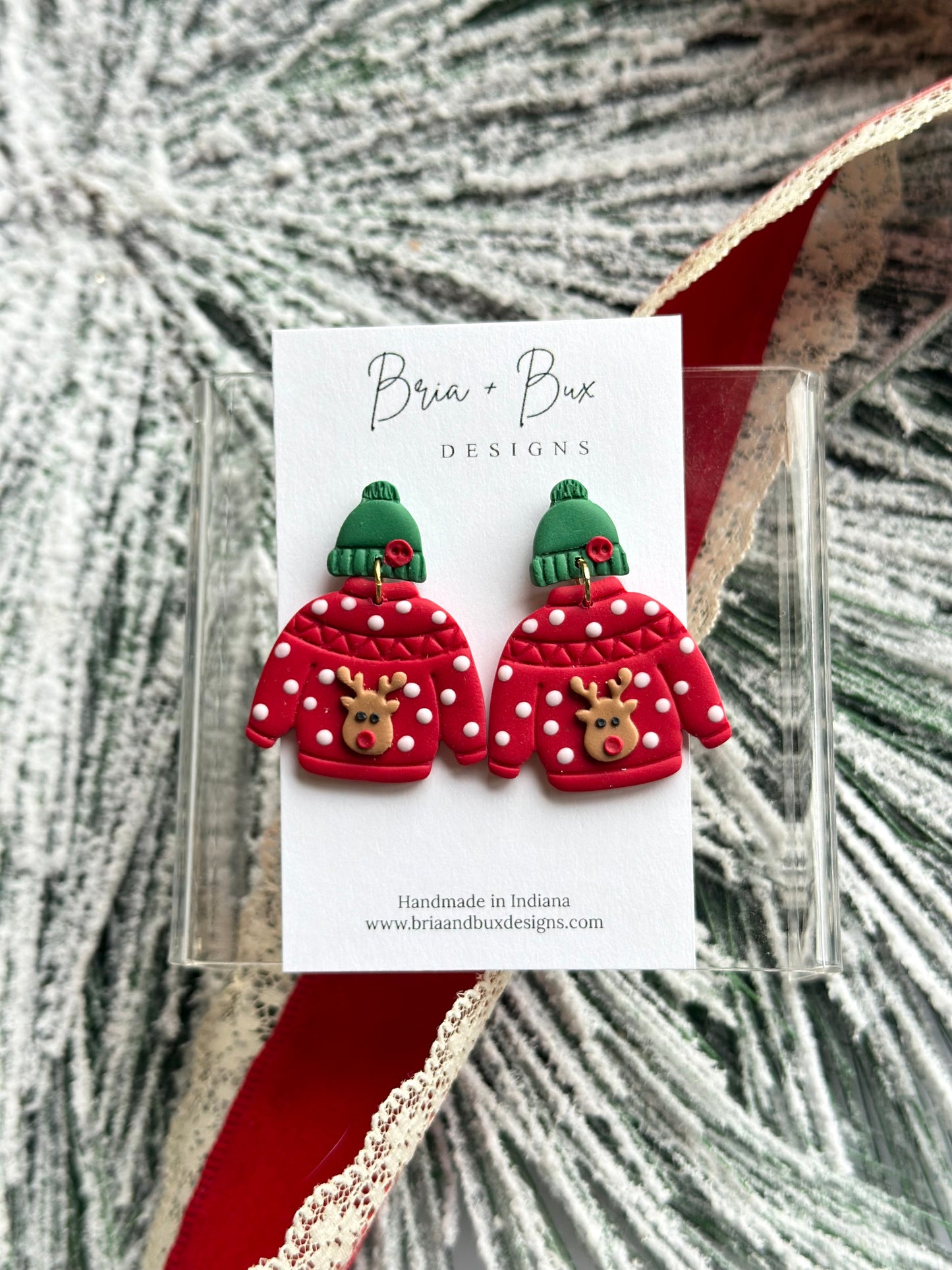 Red Christmas sweaters