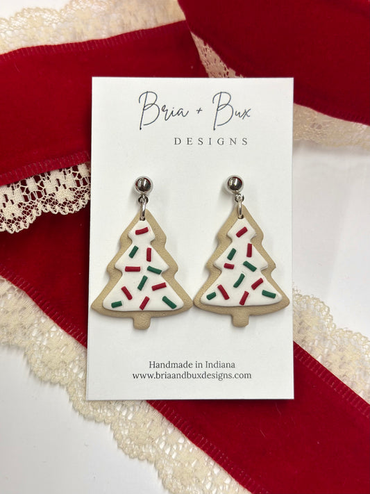 white Christmas cookies