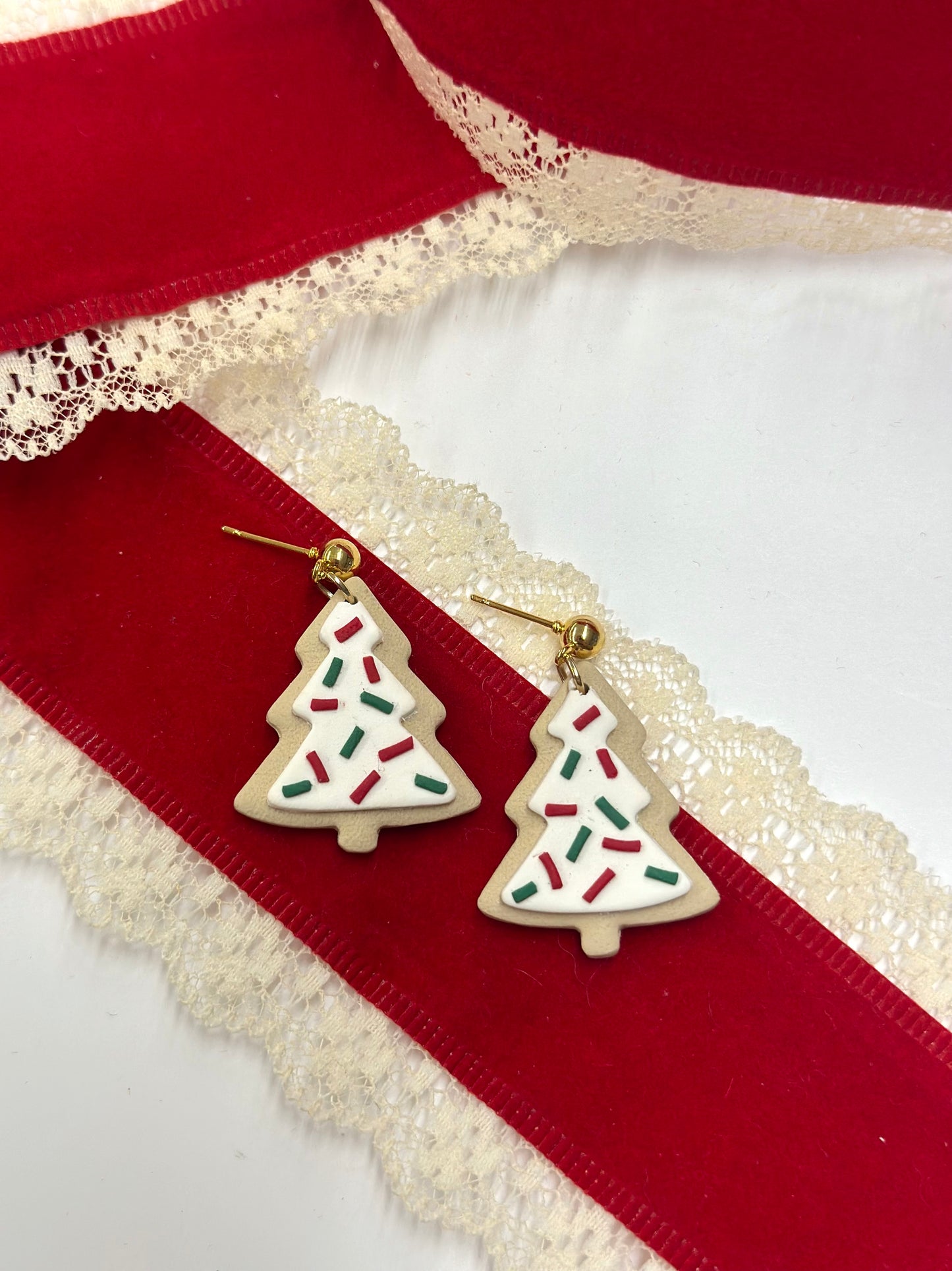 white Christmas cookies