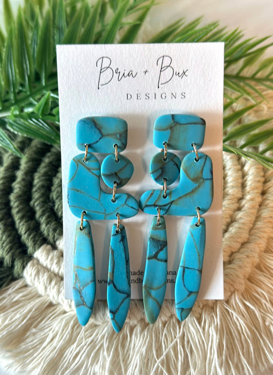zia in faux turquoise