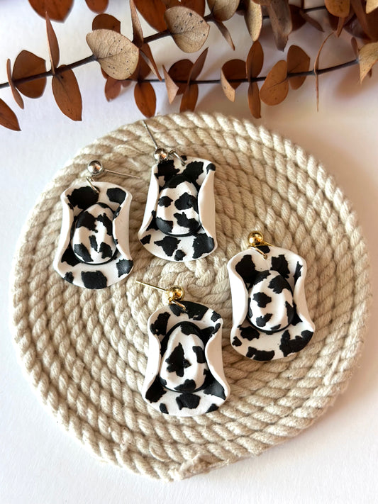 cow print cowboy hats