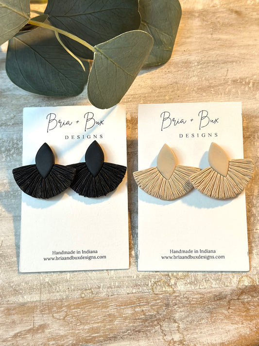 macrame studs