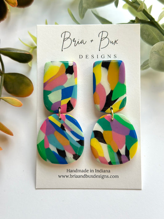 funky in pebble dangles