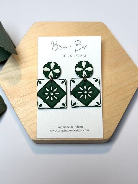 green tiles