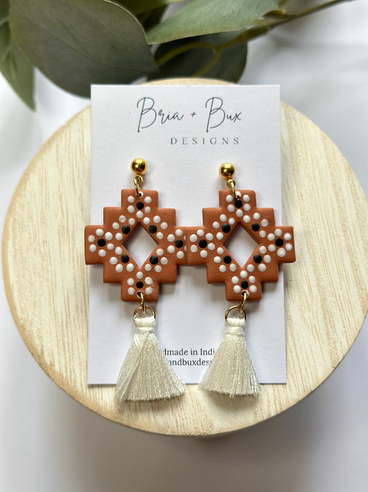 Terracotta Aztec Tassels